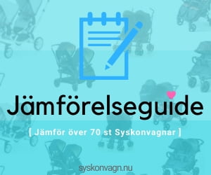Stora Jämförelseguiden över marknadens alla Syskonvagnar